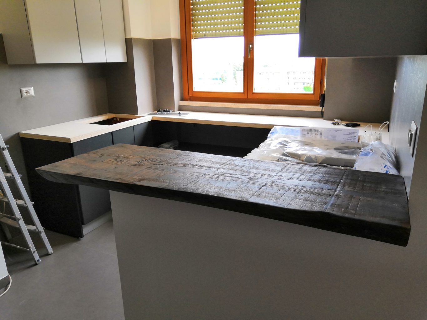 Browood Falegnameria Roma Rimodernare la vecchi cucina con isola