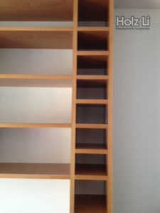 MSM028 |Parete attrezzata in legno ciliegio