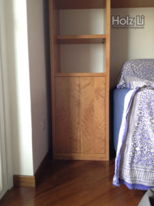 MSM028 |Parete attrezzata in legno ciliegio