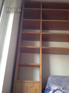 MSM028 |Parete attrezzata in legno ciliegio