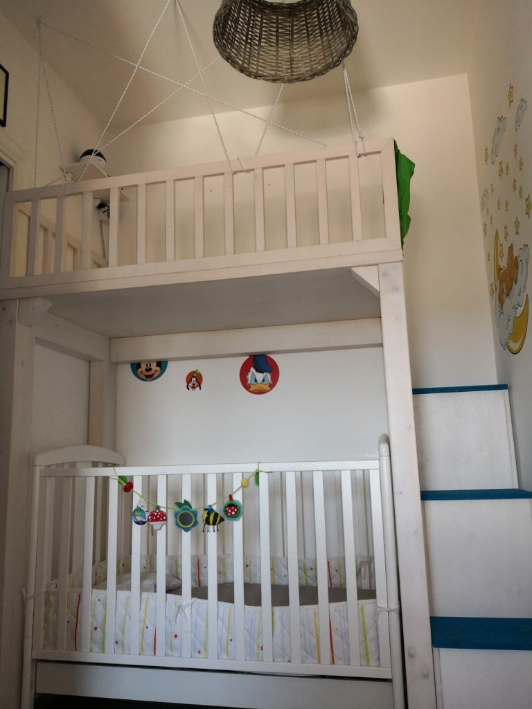 Letto a castello artigianale su misura Letto a castello artigianale su misura