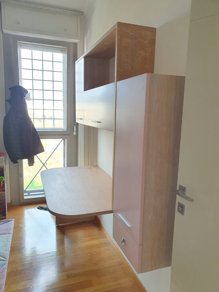 cameretta postazione lavoro