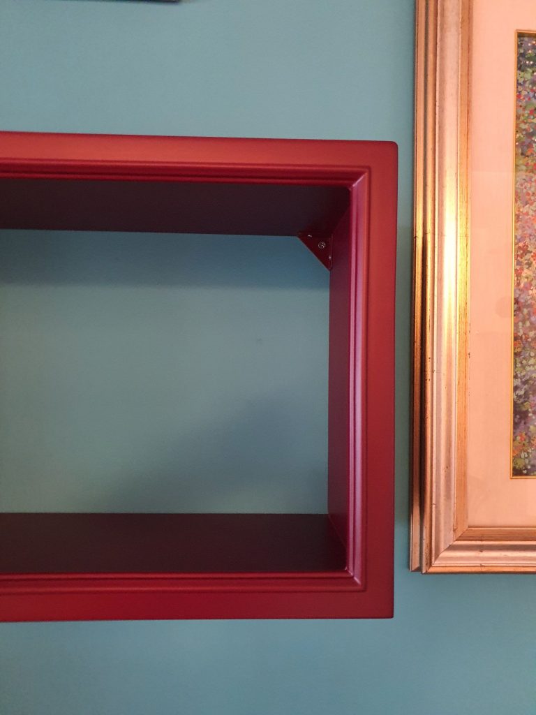 Mobile TV laccato su misura falegnameria Roma