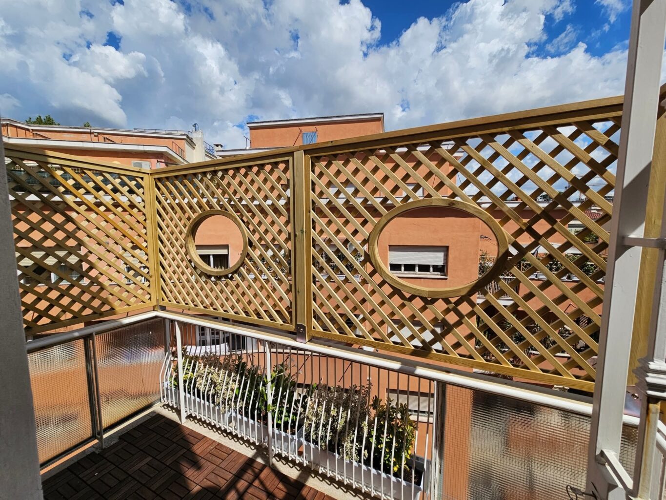 griglie per balconi e terrazzi