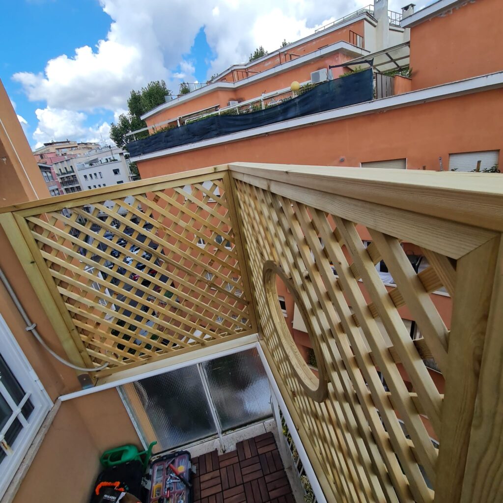 griglie per balconi e terrazzi
